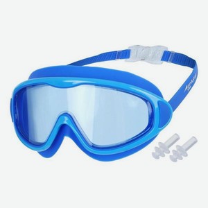 Очки-полумаска для плавания ONLYTOP детская, UV защита, голубая (7656434)