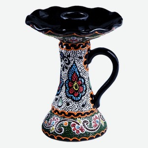 Подсвечник ШАФРАН  Самарканд , риштанская керамика, 13 см (6970438)