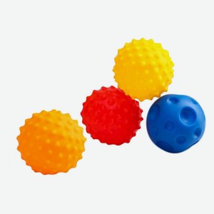 Набор мячиков КРОШКА-Я  Чемоданчик , развивающий, 4 шт (6253469)
