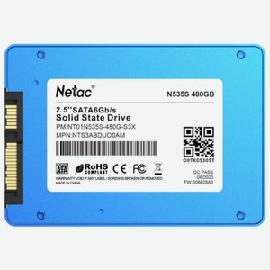 Ssd Накопитель Netac N535s 480gb (nt01n535s-480g-s3x)