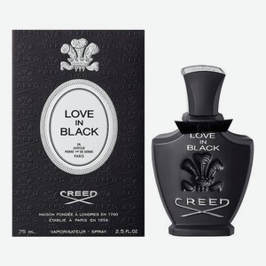 Love In Black: парфюмерная вода 75мл