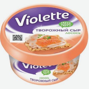 Сыр творожный Виолетта лосось 140г