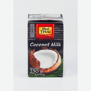 Кокосовое молоко Real Thai Таиланд 250мл, 0,25 кг