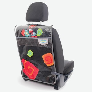 Накидка на сиденье СМЕШАРИКИ для защиты спинки переднего сиденья, ПВХ, Pin (SM/KMT-010 Pin)