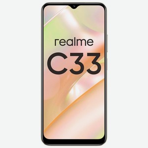 Смартфон Realme C33 4+128GB Sandy Gold (RMX3624)