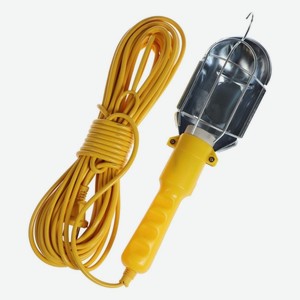 Светильник переносной LUAZON-LIGHTING под лампу E27, 15 м, с выключателем, желтый (7006512)