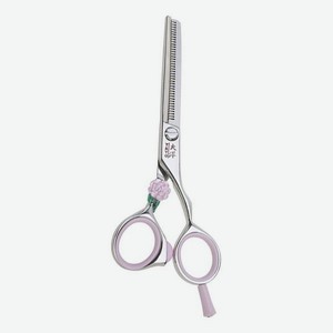 Ножницы парикмахерские филировочные 40 зубцов Роза Duet TS-24055R (5,5 )