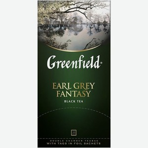 Чай чёрный Greenfield Earl Grey Fantasy, 25шт