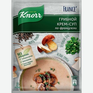 Крем-суп Knorr По-Французски ароматный грибной сухая смесь 49г