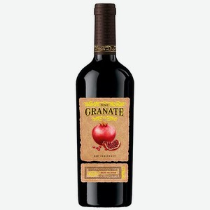 Вино Гранатовая красное полусладкое 11% 750мл