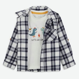 Комплект для мальчика InExtenso рубашка и футболка