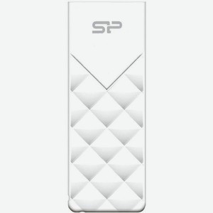 Флешка USB Silicon Power Blaze B03 64ГБ, USB3.1, белый [sp064gbuf3b03v1w]