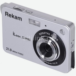 Цифровой фотоаппарат Rekam iLook S990i, серебристый