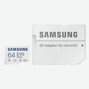 Карта памяти Samsung Evo Plus microsdxc 64GB (MB-MC64KA/RU)