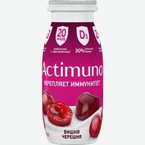 Кисломолочный напиток Actimuno вишня и черешня 1.5%, 95 г