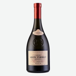 Вино тихое красное сухое Loco Cimbali MERLOT 2020 0.75 л