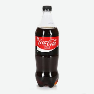 Напиток газированный Coca-Cola Zero 1 л, пластиковая бутылка
