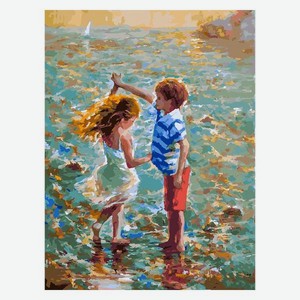 Картина по номерам Белоснежка  Танец на воде , 30х40 см (288-AS)