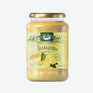 Лимоны дробленые с сахаром Бабушкин хуторок 420 г (Вокруг света)