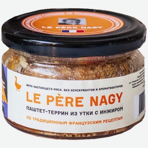 Паштет-террин Le Pere Nagy из утки с инжиром 180г