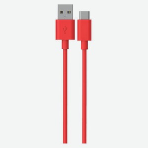 Кабель Qilive USB А- USB-С 3A красный, 1,2 м