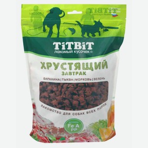 Лакомство для собак всех пород Titbit Хрустящий завтрак с бараниной, 700 г