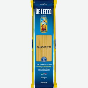 Макаронные изделия De Cecco Spaghetti n.12, 500 г