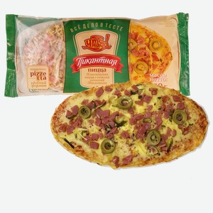 Пицца Пиццетта ЧТО НАДО пикантная, 0.13кг