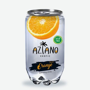 Напиток Азиано Апельсин газ.0,35л ПЭТ
