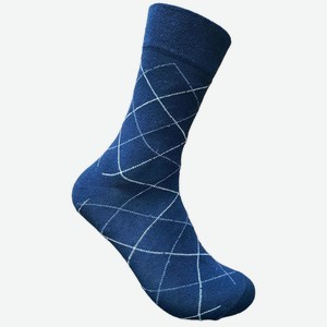 Носки мужские Dauber арт D2025 - Синий, С ромбом, 31