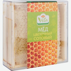 Мёд цветочный сотовый Глобус Вита, 350 г