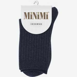 Носки женские MiNiMi Inverno 3302 в рубчик цвет: чёрный, 35-38 р-р