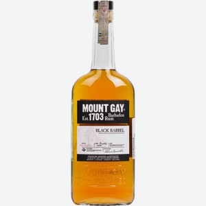 Ром Mount Gay Black Barrel 43 % алк., Барбадос, 0.7 л