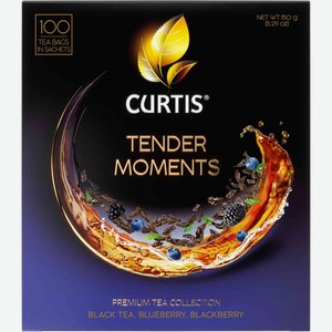 Чай черный Curtis Tender Moments, 100×1,5 г