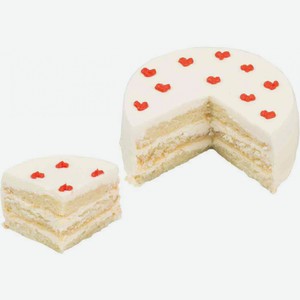 Бенто-торт бисквитный Ресторанная коллекция Сердечки, 400 г