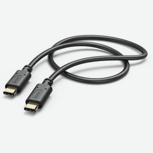 Кабель HAMA USB Type-C (m) - USB Type-C (m), 0.2м, 3A, черный [00183333]