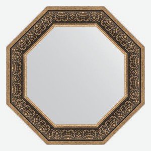 Зеркало в багетной раме Evoform вензель серебряный 101 мм 69,4х69,4 см