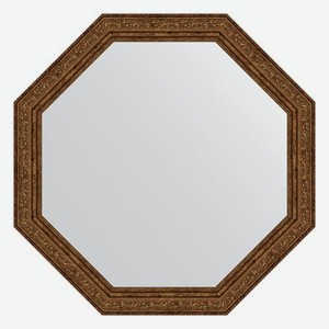 Зеркало в багетной раме Evoform виньетка состаренная бронза 56 мм 60,4х60,4 см