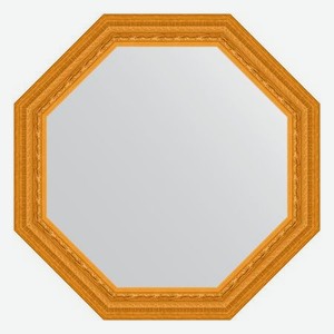 Зеркало в багетной раме Evoform сусальное золото 80 мм 74,8х74,8 см