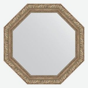 Зеркало в багетной раме Evoform виньетка античное серебро 85 мм 75,4х75,4 см