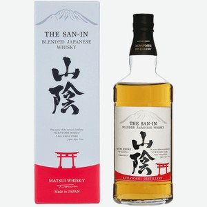 Виски The San-In Matsui Blended в подарочной упаковке, 0.7л Япония
