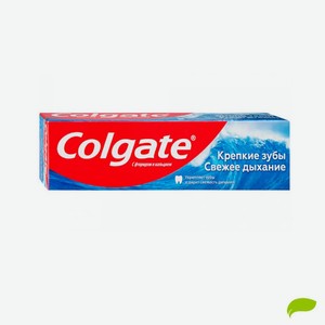 Зубная паста Крепкие зубы и Свежее дыхание Colgate 100 мл. Упаковка 100 мл.