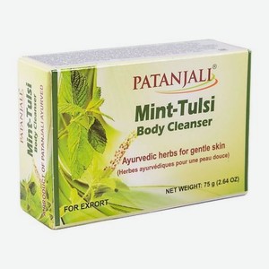Мыло для тела мята и тулси / Patanjali Mint Tulsi (Mint & Holy Basil) Body Cleanser