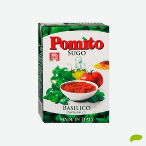 Паста-соус с базиликом Pomito 370 гр. Упаковка 370 гр.