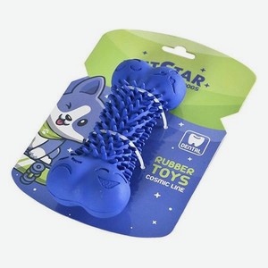 Игрушка для собак Pet Star Косточка игольчатая Синяя