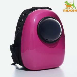 Рюкзак для переноски Пижон с окном для обзора 32х25х42 см фиолетовый