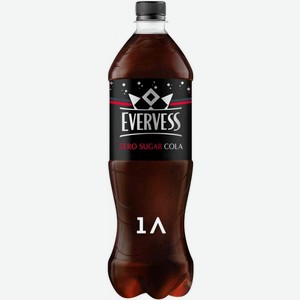Напиток Evervess Кола без сахара, 1 л