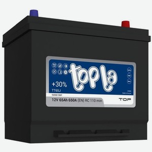 Аккумулятор автомобильный TOPLA TT65J 65Ач 650A [118667]