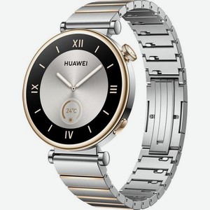 Смарт-часы Huawei Watch GT 4 Aurora-B19T, 41.3мм, 1.32 , серебристый / серебристый [55020bhv]