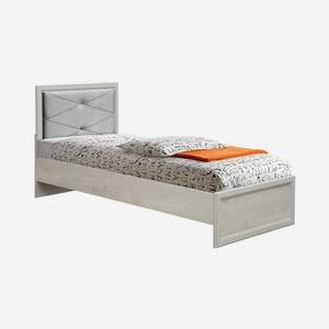 Кровать одинарная Сохо 32.23 бетон пайн белый